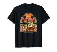 Sun Sabbia Set Spike Giocatore di Beach Volley Retro Maglietta