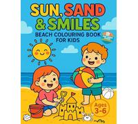 Sun, Sand & Smiles: Beach Colouring Book For Kids: A Fun & Educational Coloring Adventure for Kids - single-sided pages to prevent bleed-through and make tearing out artwork easy