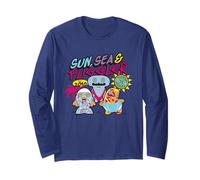 Sun Sea & Fuggler Vacay Vibes retrò Maglia a Manica
