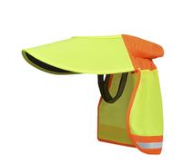 Sun Shade ad alta visibilità - Scudo del collo a maglia traspirante a maglie, copertura di protezione UV riflettente | Protettore solare leggero per costruzione, lavoro all'aperto, sicurezza