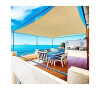 Sun Shade Sail Waterproof Garden Sail Rectangle 3x5m Accampelle, 98% UV Block Shade Sale a baldacchino Copertina di Riferimento Sole per Il Patio Partita Balcone da Giardino Esterno, Colore di Sabbia