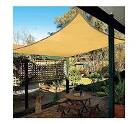 Sun Shade Sail Waterproof Rectangle UV Protezione da Giardino a Vela a Vela a Vela Estate Estate Fresca parcheggi per la Spiaggia Patio Gazebo - Colore Sabbia 2x3m 3x6m