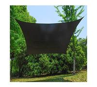 Sun Shade Sails Tentella da Impermeabile Rettangolo Sunlo Sun Shade Crema Solare Anti-UV con Corda, baldacchino da 2x3m 4x5m per i Fiori da Giardino del Patio Gazebo Carport, Nero