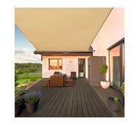 Sun Shade Sala Impermeabile Impostiture da Sole Rettangolo Sungoli Sulning Terreta Sundi di Riferimento Sun Anti UV per Giardino Esterno Summer Patio Swimming Yard Beach Park, Colore di Sabbia