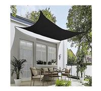 Sun Shade Sala Rectanglengle Brodaggio 98% Copertura da Sole UV Copertura Solare in Tessuto da Sole per Aroma per Giardino da Giardino da Giardino da Giardino Esterno, Nero 2x3m/3x5m/4x6m