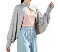 Sun Shawl | Breathable Long-Sleeve Silk Wrap | Driving Sun-Proof Cover Sun