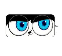 Sun Shield for Car Windshield Big Eye Foldable Thickened Universal Funny