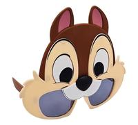 Sun-Staches Occhiali da sole Disney Chip 'n Dale, accessorio per costume | Occhiali da sole ufficiali Disney Chip 'n Dale Chip, leggeri, pronti per il costume | Regalo | 100% protezione UV | Taglia