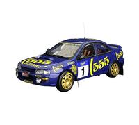 Sun Star 1:18 modellino pressofuso auto da rally compatibile con Subaru Impreza 555 Peter Bourne/Tony Sircombe (vincitore numero 1 Hong Kong Beinjing Rally 1994) in blu