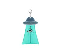 Sun-Star UFO Clear Flat Pouch rosa giallo verde blu S2338815 dal Giappone