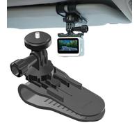 Sun Visor Cell Phone Mount - 360° Rotating Sun Visor Car Phone Mount