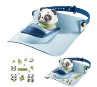 Sun Visor Hat - Breathable Comfortable Cute Cartoon Design Sun Hat | Cooling Fan Hats For Kids | Wide Brim UV Protection For 3-10 Year Kids Boys Girls Children Beach Sports Outdoor Activities Vacation