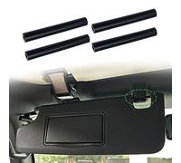 Kit di riparazione parasole per Jeep Wrangler JK JKU 2007-2017, tubi di riparazione per visiera parasole lato sinistro e destro, 4 pezzi (nero)