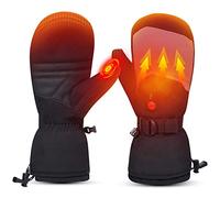 Sun Will Guanti da Sci Riscaldati Guanti da Donna per Bambini Guanti Elettrici Ricaricabili per Sci Invernale Pattinaggio Su Neve Campeggio Escursionismo Guanti Scaldamani Riscaldati per Artrite