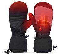 Sun Will Guanti da Sci Riscaldati Guanti da Donna per Bambini Guanti Elettrici Ricaricabili per Sci Invernale Pattinaggio Su Neve Campeggio Escursionismo Guanti Scaldamani Riscaldati per Artrite