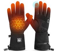 Sun Will Guanti riscaldati uomo donna batteria ricaricabile guanti termici per congelatore lavoro sottile inverno scaldamani per sci, ciclismo, moto, guida, caccia, skateboard, atletica Raynaud
