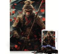 Sun Wukong - Il Re Scimmia Guerriero Puzzle da 1000 pezzi per adolescenti Gioco di logica Leggero Relax Taglio preciso Regalo classico 38x52cm