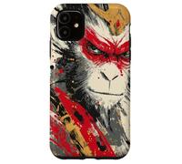 Sun Wukong Monkey King Feroce Modern Japanese Art Gift Custodia per iPhone 11
