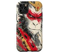 Sun Wukong Monkey King Feroce Modern Japanese Art Gift Custodia per iPhone 11 Pro