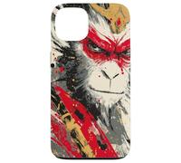 Sun Wukong Monkey King Feroce Modern Japanese Art Gift Custodia per iPhone 13