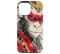 Sun Wukong Monkey King Feroce Modern Japanese Art Gift Custodia per iPhone 13 Pro Max