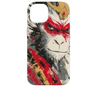 Sun Wukong Monkey King Feroce Modern Japanese Art Gift Custodia per iPhone 14