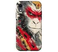 Sun Wukong Monkey King Feroce Modern Japanese Art Gift Custodia per iPhone XR