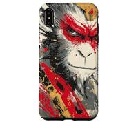 Sun Wukong Monkey King Feroce Modern Japanese Art Gift Custodia per iPhone XS Max