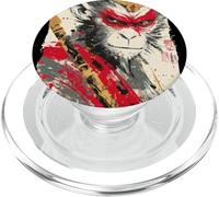 Sun Wukong Monkey King Feroce Modern Japanese Art Gift PopSockets PopGrip per MagSafe