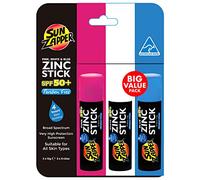 Sun Zapper - Confezione tripla di stick di zinco, 36 g