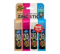 Sun Zapper Surf Pack - Bastoncini di protezione solare in zinco, SPF 50+, resistenti all'acqua, ad ampio spettro per viso e corpo, prodotti in Australia