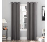Sun Zero Cyrus Thermal - Coppia di Tende Oscuranti al 100% con Occhielli, 101,6 x 213,4 cm, colore: Grigio