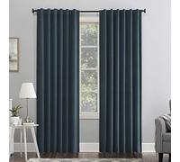 Sun Zero Hampshire - Tenda termica in velluto con linguetta posteriore, oscurante totale e anti-rumore, 127 x 213 cm, colore: verde acqua