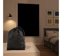 Sun Zero Lights Out Starry Night - Tenda a pannello portatile da viaggio, 100% oscurante, con ventosa, 127 x 198 cm, colore: nero