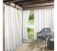 Sun Zero Marina - Tenda a pannello con occhielli, per interni ed esterni, protezione dai raggi UV, ad alta efficienza energetica, 137 x 213 cm, bianco