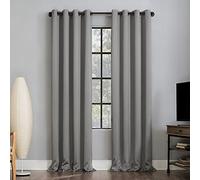 Sun Zero Nordic - Coppia di tende a pannelli, 100% oscuranti, 132 x 274 cm, colore: Argento
