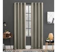 Sun Zero Soho - Coppia di tende oscuranti a pannello con occhielli, a risparmio energetico, 137 x 243 cm, colore: pietra