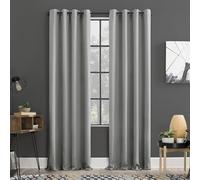 Sun Zero Soho - Coppia di tende oscuranti a risparmio energetico, 137 x 243 cm, colore: Argento