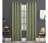 Sun Zero Soho - Coppia di tende oscuranti a risparmio energetico, con occhielli, 137 x 274 cm, colore: verde salvia