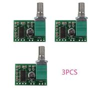Sun3Drucker 3pcs PAM8403 Stereo Amplifiers Super Mini 5V Digital Amplifier Board 3W+3W DC 5V Audio Amplifier Handy Digital Power Amp Module