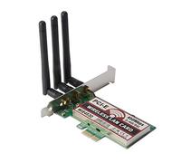 Sun3Drucker 450Mbps 2.4G/5G Wireless PCI-E Express Card WiFi Network Antenna LAN Card w/ 3pcs Antenna for Windows 7/8/10/XP