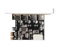 Sun3Drucker Super Speed 4 Ports USB 3.0 to PCI-E PCI-Express Expansion Card Adapter VIA 5Gbps for Windows Desktop Computer
