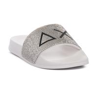 SUN68 01 SLIPPERS STRASS LOGO ciabatte Donna 41