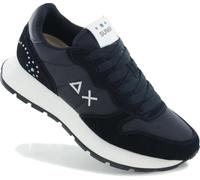 SUN68, Ally Studs, Suede Nylon, Scarpe Sneaker Moda Casual Borchie