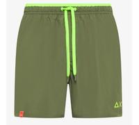 Sun68 Beach Man Swim Pant Stripe On Side Boxer Militare Ban Uomo H35106 19