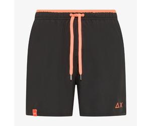 Sun68 Beach Man Swim Pant Stripe On Side Boxer Nero Banda Uomo H35106 11