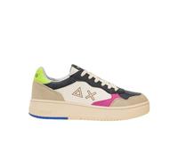 SUN68 Big Basket Z44148 Sneakers Colore 1131 Nero/Bianco Panna