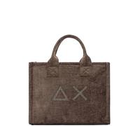 SUN68 Borsa a Mano Donna Cali Velvet Fango X45203 Taglia Unica