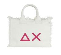 Borsa donna Sun 68 Canvas beach bag bianco BS25SU14 X35219 Media