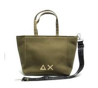 SUN68 Borsa donna medium canvas bag verde militare BS25SU10 Z35263 Grande